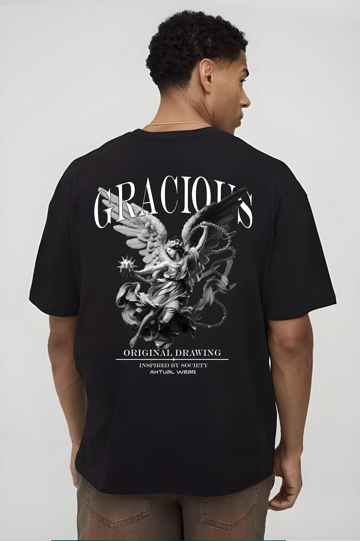 Tricou Oversize – Gracious Angel - Aktual Wear - Tricouri Oversize
