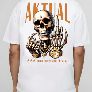 Tricou Oversize „AKTUAL - Craniu”